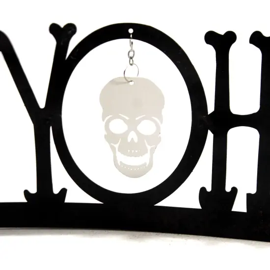 C & F 6.25 In Happy Halloween Centerpiece Halloween Seasonal Tabletop , Lightweight Halloween Decor Tabletop Decor Black {2}