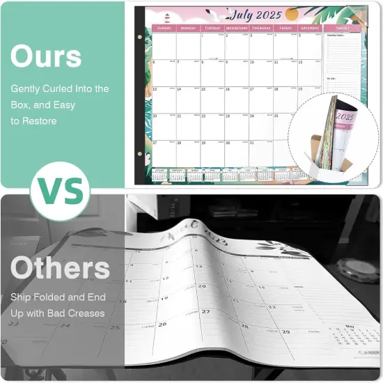 Desk Calendar 2025-2026 - 22'' x 17'' - Seasons {4}