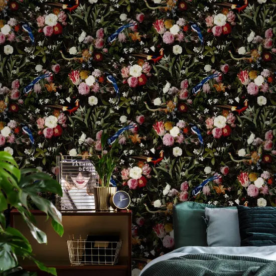 Transform Birds & Blooms Multi Peel & Stick Wallpaper {4}