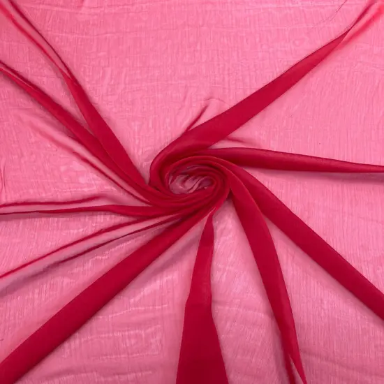 1 yard Two Tone Sheer Chiffon Fabric for Dresses Scarves Drapes Overlays Special Occasion {1}