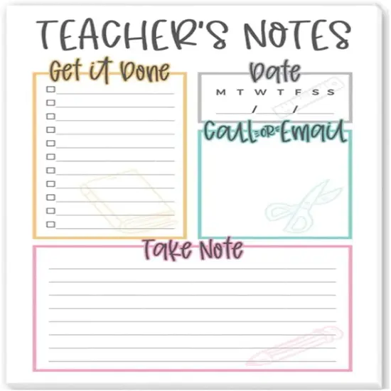 Teacher Notepad - To Do List Note Pad {1}