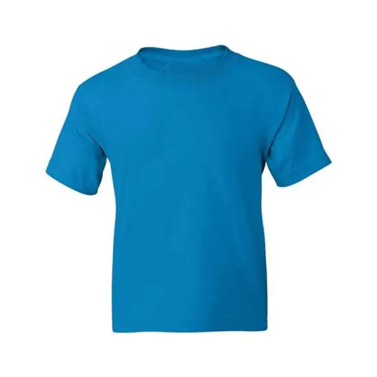 DryBlend Short Sleeve Crewneck T-Shirt Royal {6}