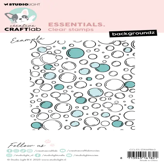 Creative Craftlab Essentials Clear Stamp-Backgroundz {3}