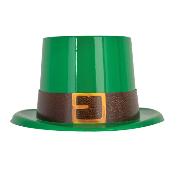 25 Pack Bulk St. Patrick's Day Plastic Leprechaun Top Hat {1}