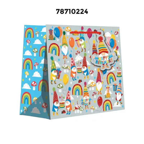 Stylish Patterned Gift Bags 10" X 4" X 8" {2}