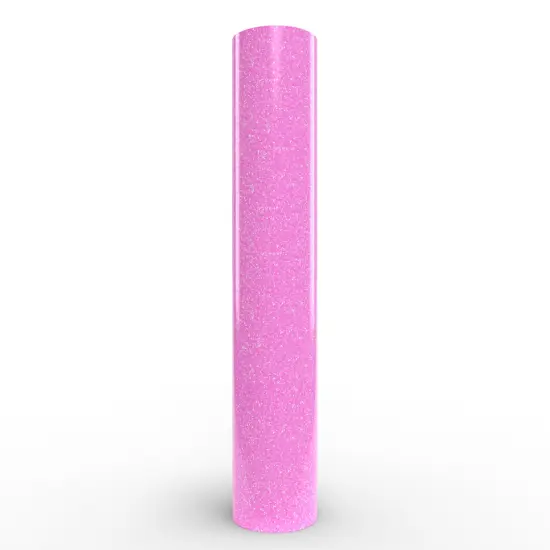 Siser&reg; Glitter Heat Transfer Vinyl, 11.8" x 60" Neon Pink {1}