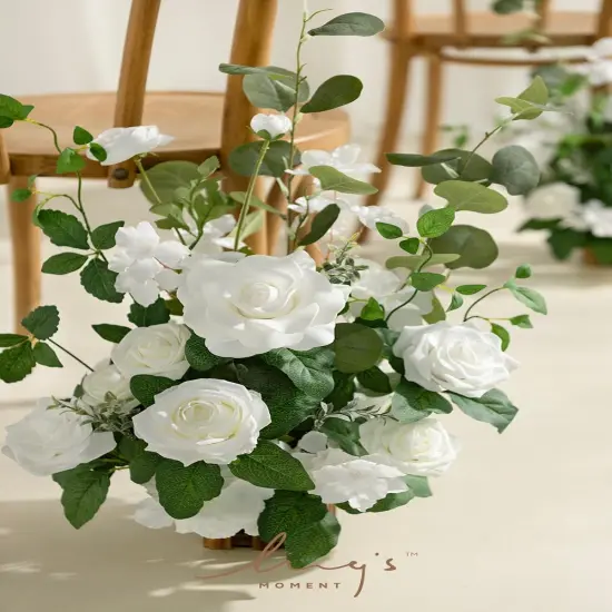 Centerpieces for Ceremony Reception Rose Floral Party Outdoor Decor {3}