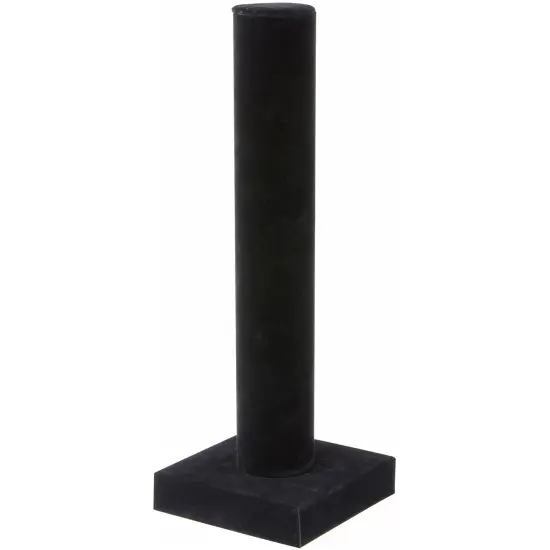 Plymor Black Velvet Vertical Bracelet Display Stand, 4.625" W x 13" H {1}