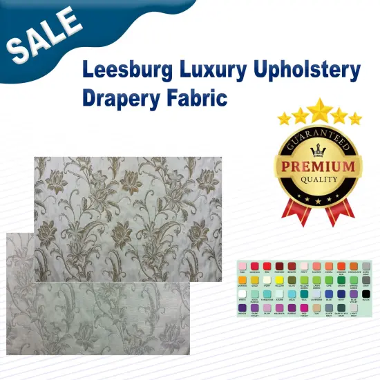 Leesburg Luxury Upholstery & Drapery Fabric Pebble {2}