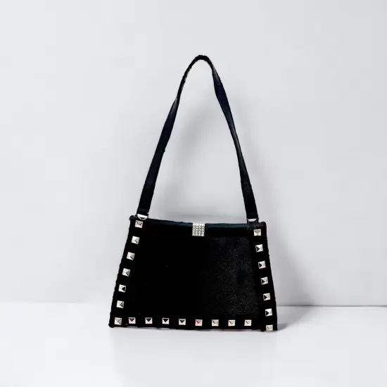 10 Yards of Arabella 3/4" Wide Silver Square Studded Tape Trim | 10 yard cut {4}