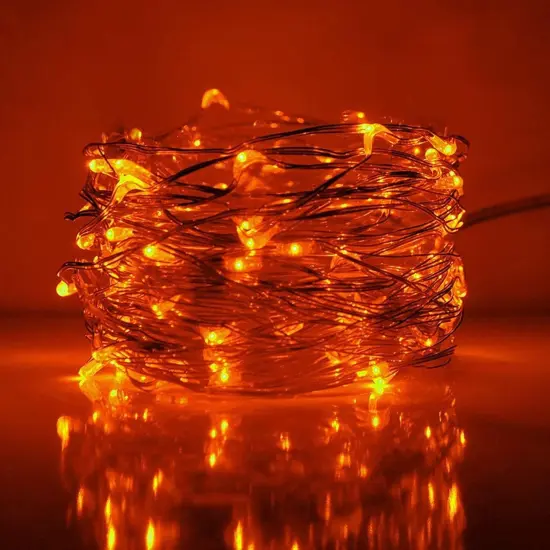 Dimmable Copper Wire 33 Ft 100 LED Fairy String Lights {2}