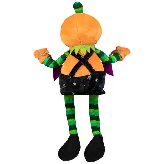 Northlight Jack O Lantern Halloween Decoration with Boo Banner- 14" Multi {7}