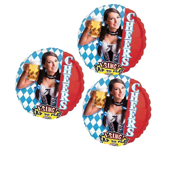 Anagram&reg; 28 Inch Cheers And A Polka Sing A Tune Balloon {3}