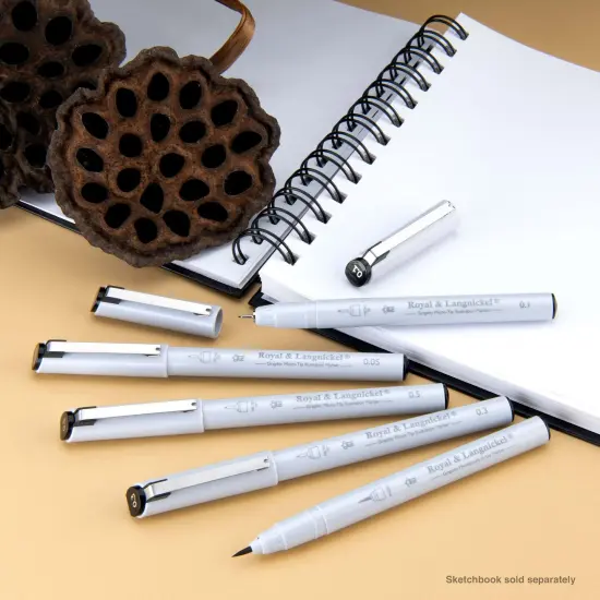 MARK-2501 | 5pc Graphic Illustration Markers {6}