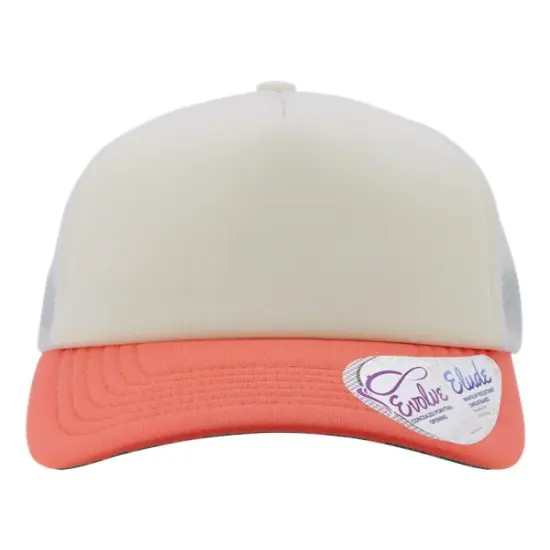 Infinity Her&reg; Women's Foam Trucker Cap Ivory/S/White/Floral {1}