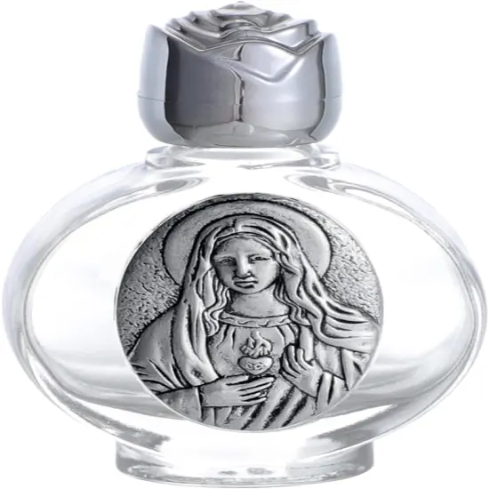 12PCS Glass Holy Water Bottle - 0.5 floz (Mary) {2}