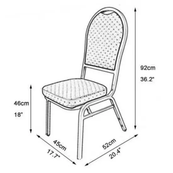 1 Piece Striped Jacquard Polyester Banquet Chair Cover Black Elegant Wedding Decor {2}