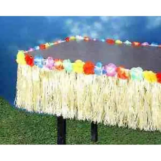Hawaiian Luau Party Grass Skirt Table Fringe {1}