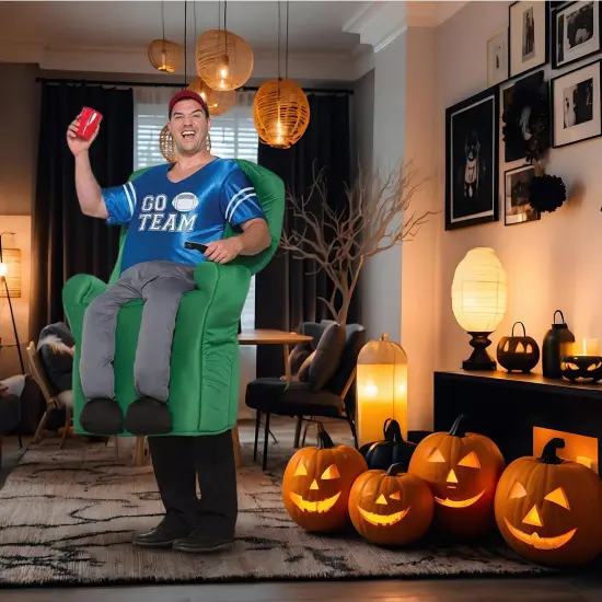 Armchair Quarterback Deluxe Adult Ride-on Costume {4}