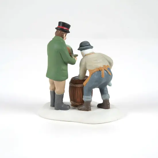 Department 56 Department 56 Dicken's Village Billingsgate's Finest Fish Christmas Figurines #6011389 Brown {4}