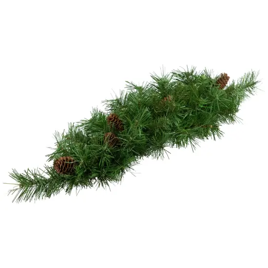 Northlight Dakota Pine with Pinecones Artificial Christmas Swag - 32" - Unlit Green {4}