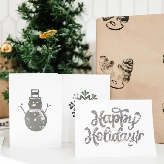 Holiday Linocut Printmaking Kit {1}