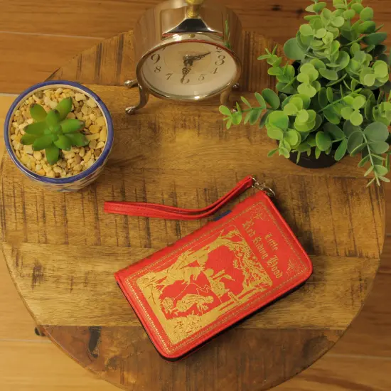 Little Red Riding Hood Book Wallet ID Holder Snap Close Novelty Fashion Wristlet {5}