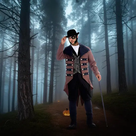 Steampunk Jack Gentleman Costume Adult Men {4}