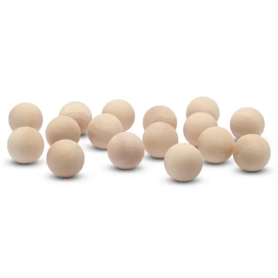 Wooden Balls, Assorted Unfinished, Round, Birch Hardwood Craft Balls | Woodpeckers {7}