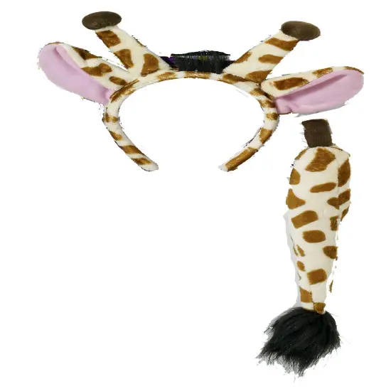 Giraffe Ears & Tail Costume Accessory Kit {3}