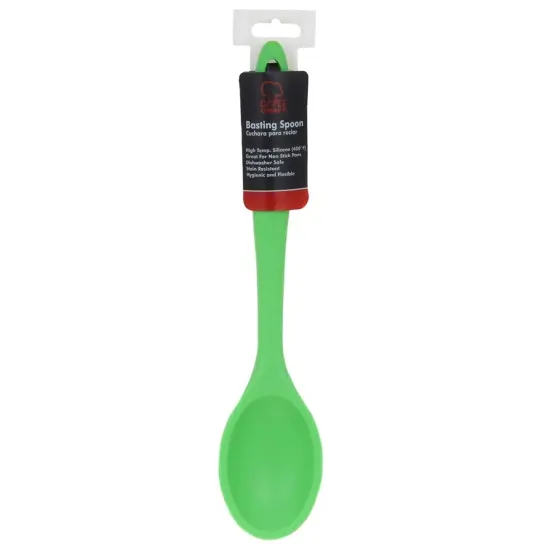 Chef Craft 11" Premium Heat Resistant Silicone Cooking / Basting Spoon Blue {7}