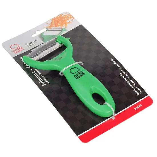 Chef Craft Y-Shaped Julienne Coarse Vegetable Peeler - Stainless Steel Blade with Comfortable Handle {2}