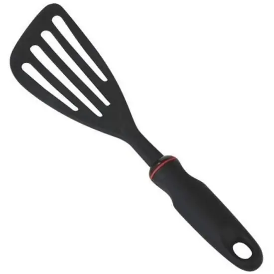 Norpro 12" Long Grip-EZ Handle Slotted Nylon Turner Spatula {3}