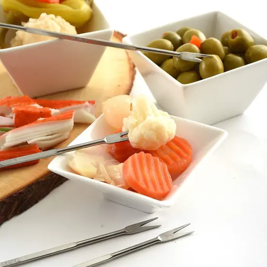 Norpro 4-piece Stainless Steel Seafood Forks Set - Crab Lobster Shellfish Scoop Picks {4}