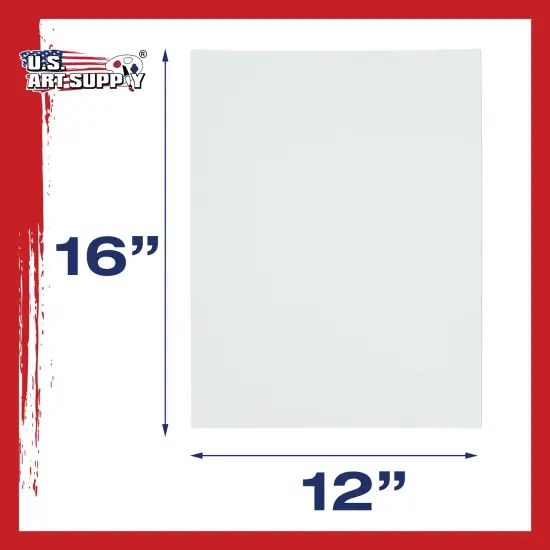 12" x 16" Professional Artist Quality Acid Free Canvas Panel Boards for Painting 4-Pack {3}