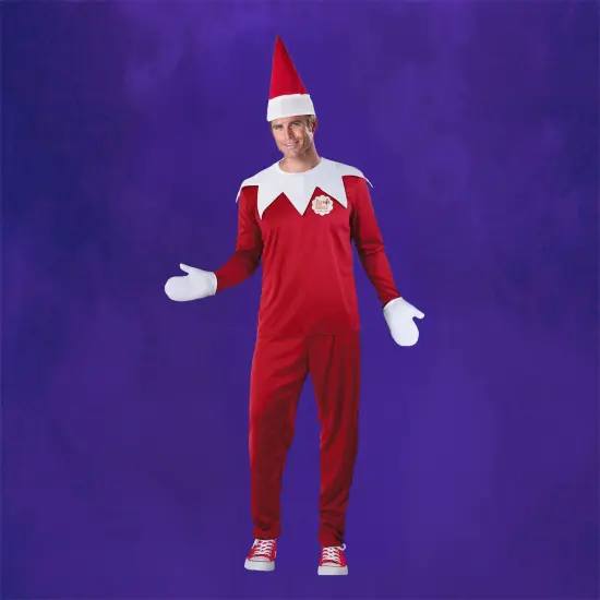 Fun World The Elf on the Shelf Men's Christmas Costume - Extra Large Red {4}