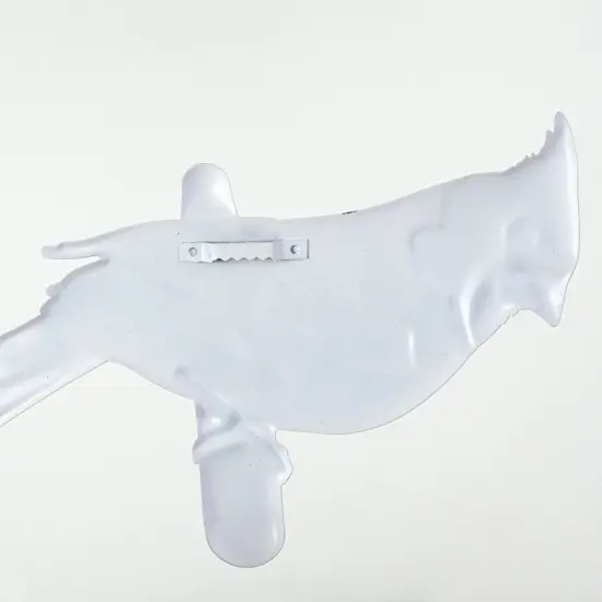 10.5" Metal Embossed Cardinal on Branch {3}