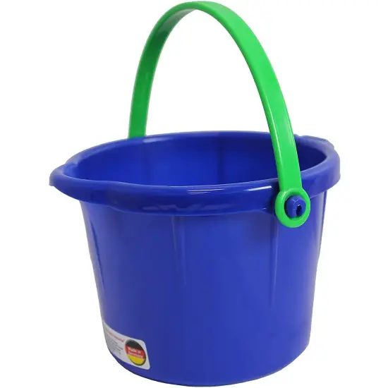 Spielstabil 4" Sand Pail Beach Toy - Beach Bucket for Kids - Perfect Toddler Beach Essentials - Made in Germany (Colors Vary) Multicolor {1}