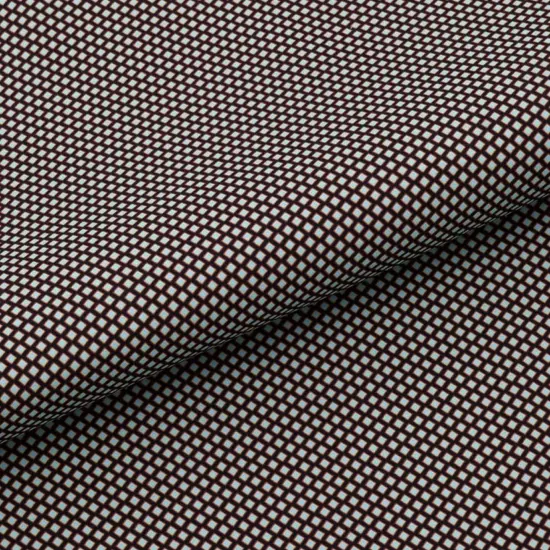 Mini Argyle Print Recycled Spandex Fabric {3}