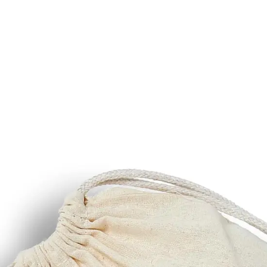 Roomy 9" x 15" Plain Cotton Muslin Pouch {4}