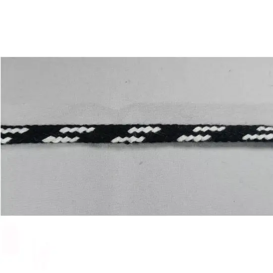 Kitcheniva Black White Drawcord Round Braided Drawstring Cord {3}