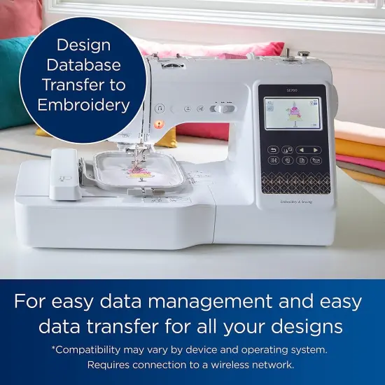 Brother SE700 Embroidery & Sewing Machine with Starter Bundle {6}