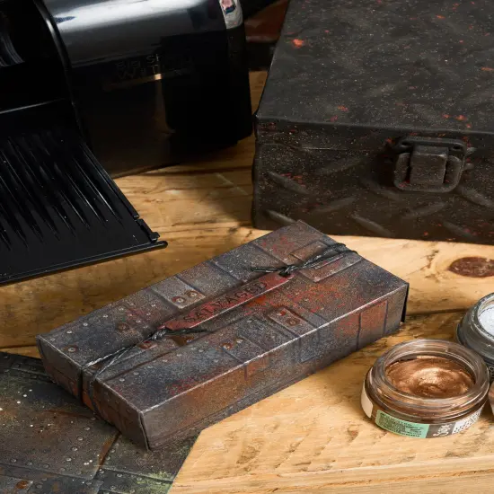 Sizzix 3D Texture Fades Embossing Folder A5 by Tim Holtz-Foundry {7}