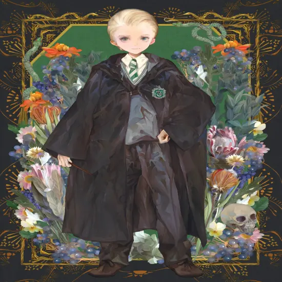 New York Puzzle Company Draco Malfoy 500 Piece Piece Jigsaw Puzzle {3}