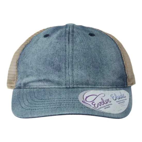 Infinity Her&reg; Women's Denim Mesh Back Cap Denim/ Khaki {1}