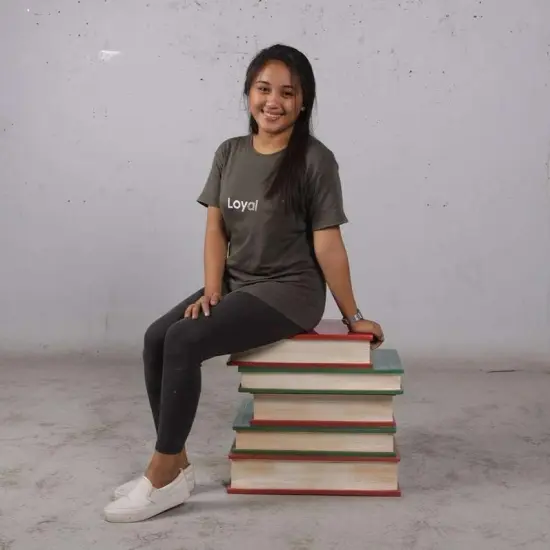 Book Seat Toy Prop Decor Resin Statue {3}