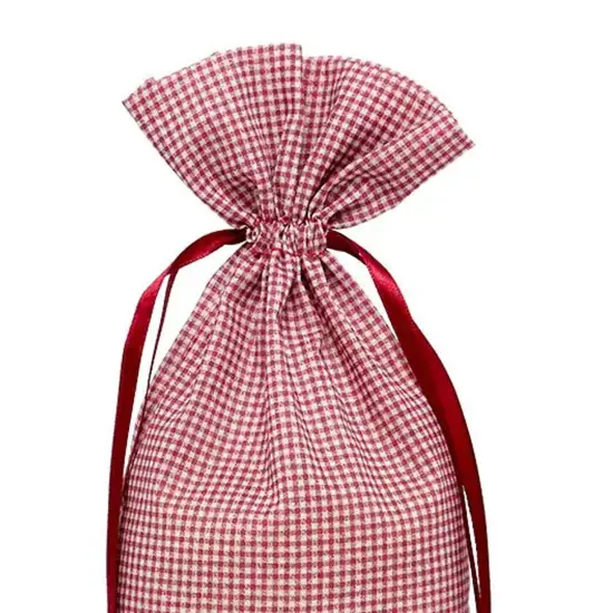 Durable Gingham Cotton Bag 5 5/8" x 1 5/8" x 10 3/8" {5}