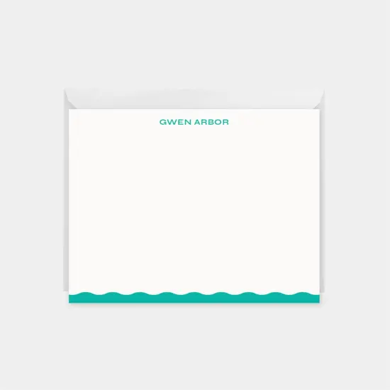 Wavy Edge Note Cards IX {1}