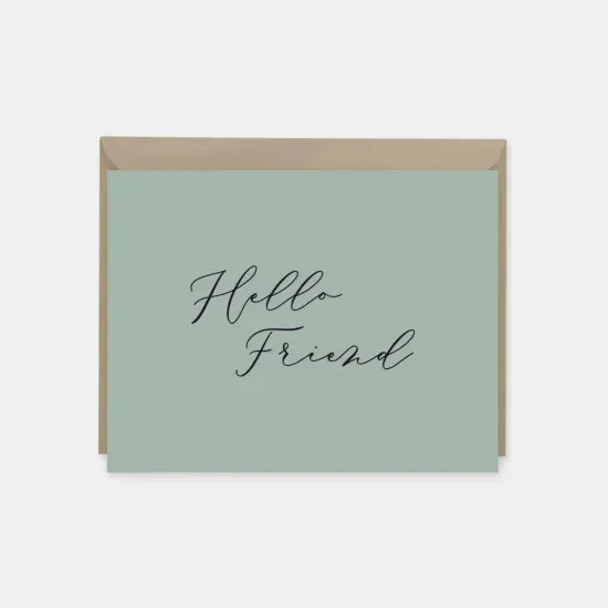 Hello Friend Card Set,Friendship Card {7}