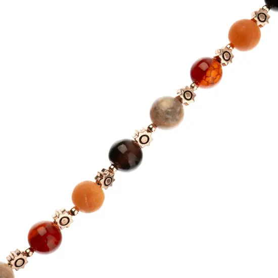 John Bead 10mm Solar System Universe Galaxy 7" Bead Strand Sun {1}